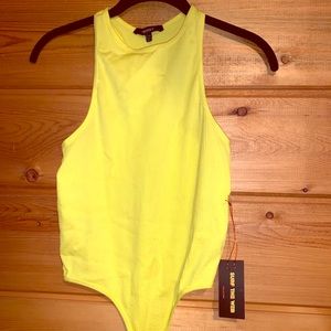 Bright Yellow Body Suit